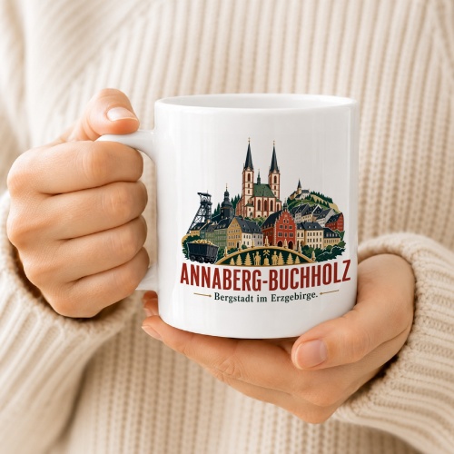 Tasse »Annaberg-Buchholz – Bergstadt im Erzgebirge«