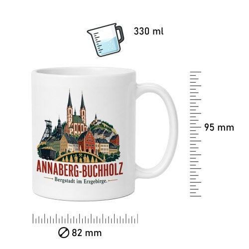 Tasse »Annaberg-Buchholz – Bergstadt im Erzgebirge«