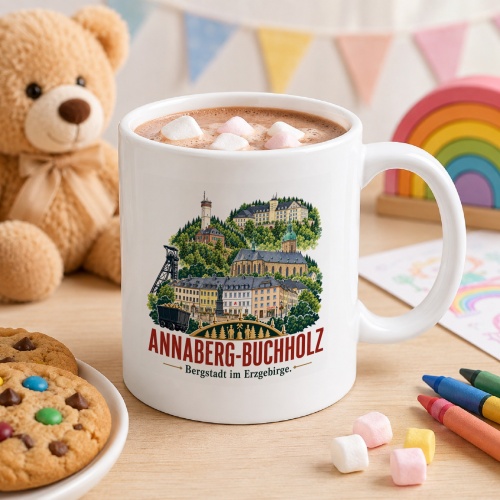 Tasse »Annaberg-Buchholz – Bergstadt im Erzgebirge«