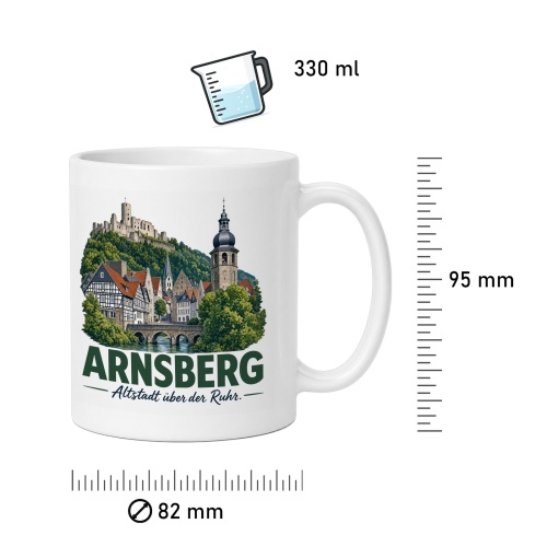 Tasse »Arnsberg – Altstadt über der Ruhr«