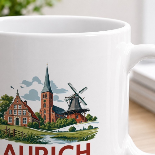 Tasse »Aurich – Ostfrieslands Mitte.«