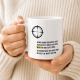 Tasse »Wenn jemand eine Waffe auf dich richtet…«
