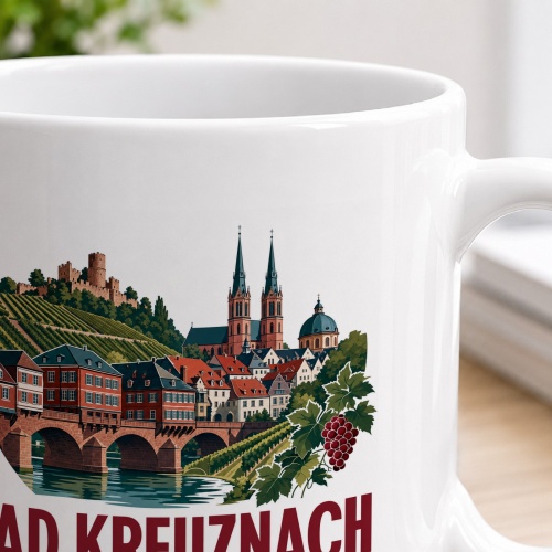 Tasse »Bad Kreuznach – Brückenhäuser über der Nahe«