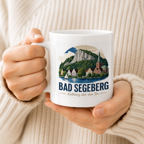 Tasse Bad Segeberg »Kalkberg über dem See«