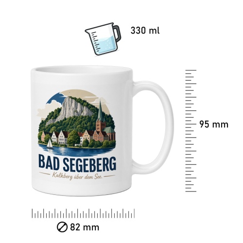 Tasse Bad Segeberg »Kalkberg über dem See«
