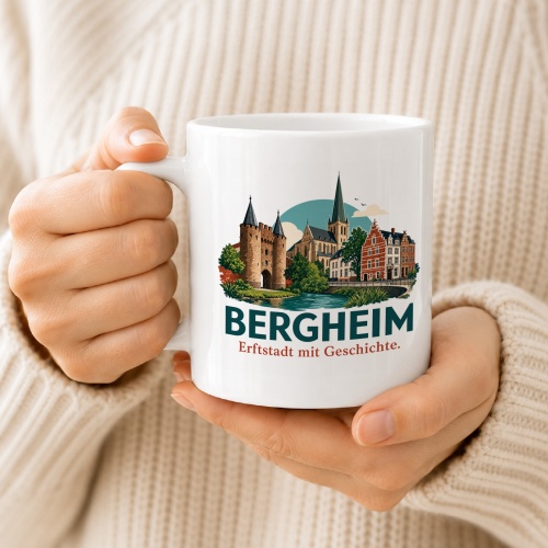 Tasse »Bergheim – Erftstadt mit Geschichte«