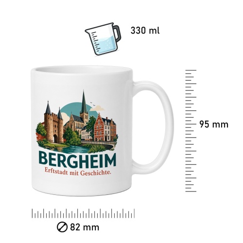 Tasse »Bergheim – Erftstadt mit Geschichte«