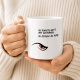 Tasse »Ich reagiere nicht auf Drohungen. Ich spreche sie aus.«