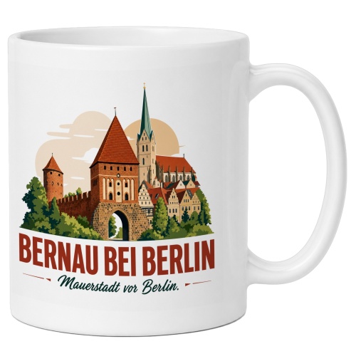 Tasse »Bernau bei Berlin – Mauerstadt vor...