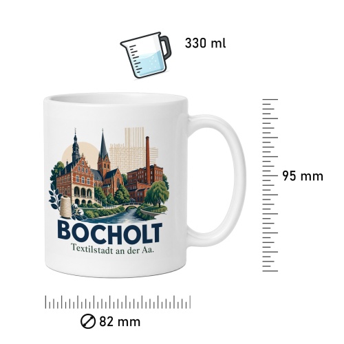 Tasse »Bocholt – Textilstadt an der Aa.«