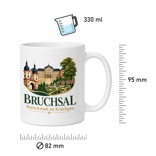 Tasse »Bruchsal – Barockstadt im Kraichgau«