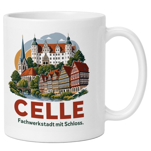 Tasse »Celle – Fachwerkstadt mit Schloss«