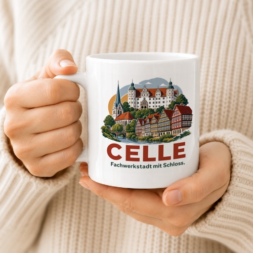 Tasse »Celle – Fachwerkstadt mit Schloss«