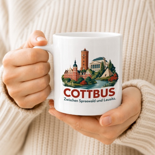 Tasse »Cottbus – Zwischen Spreewald und Lausitz«