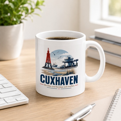 Tasse »Cuxhaven« – Elbe trifft Nordsee