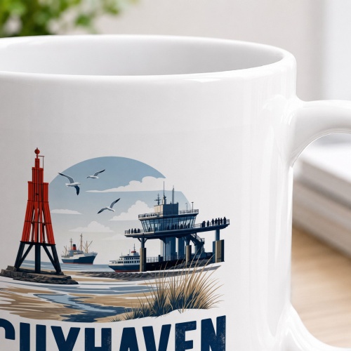 Tasse »Cuxhaven« – Elbe trifft Nordsee