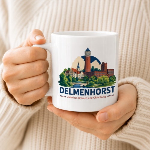 Tasse »Delmenhorst – Zwischen Bremen und Oldenburg«