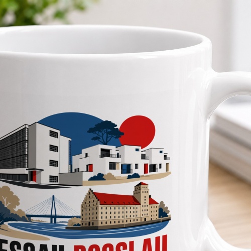 Tasse »Dessau-Roßlau – Bauhaus. Elbe. Moderne.«