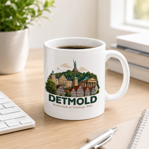 Tasse »Detmold – Residenzstadt im Teutoburger...
