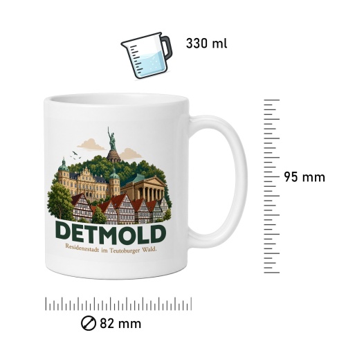 Tasse »Detmold – Residenzstadt im Teutoburger Wald«