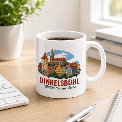 Tasse »Dinkelsbühl – Mittelalter mit Farbe«
