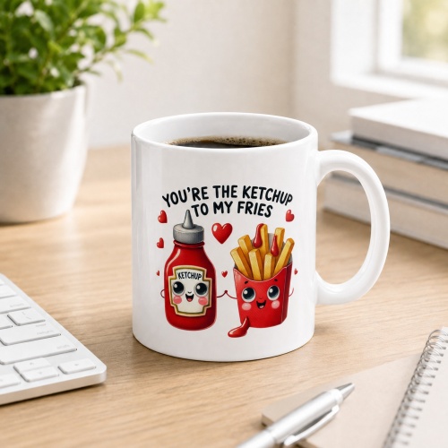 Tasse »Youre the Ketchup to my Fries«