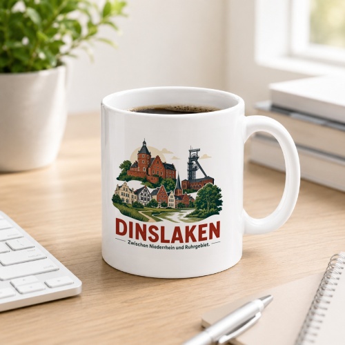 Tasse »Dinslaken – Niederrhein und Ruhrgebiet«