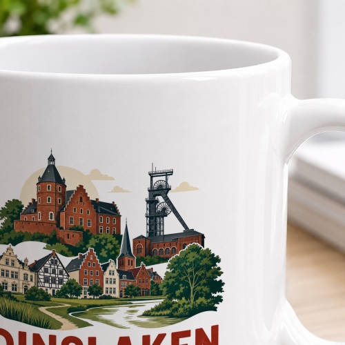 Tasse »Dinslaken – Niederrhein und Ruhrgebiet«