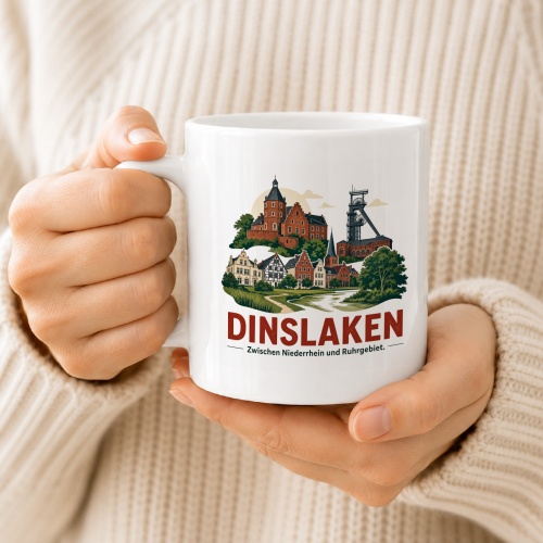 Tasse »Dinslaken – Niederrhein und Ruhrgebiet«