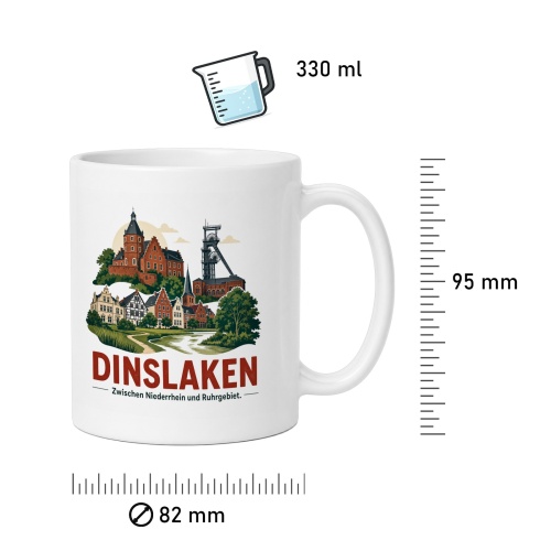 Tasse »Dinslaken – Niederrhein und Ruhrgebiet«
