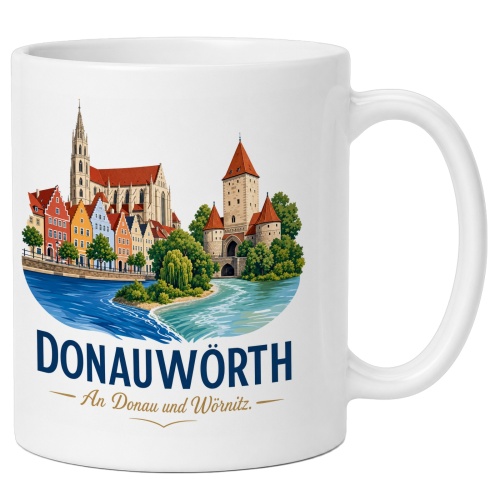 Tasse »Donauwörth – An Donau und...