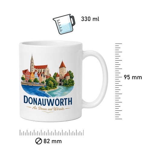 Tasse »Donauwörth – An Donau und Wörnitz«