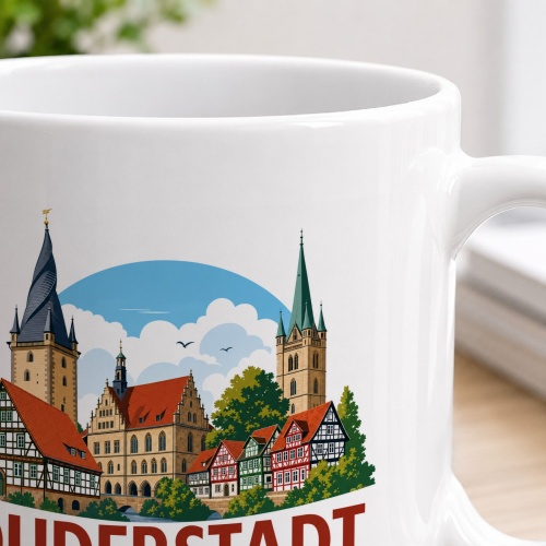 Tasse »Duderstadt – Fachwerk im Eichsfeld«