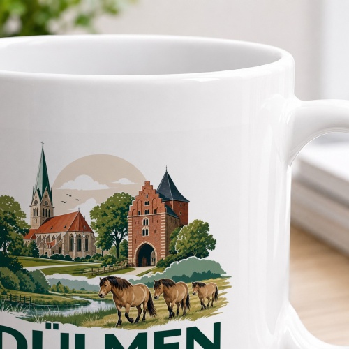 Tasse »Dülmen – Wildpferdestadt im Münsterland«