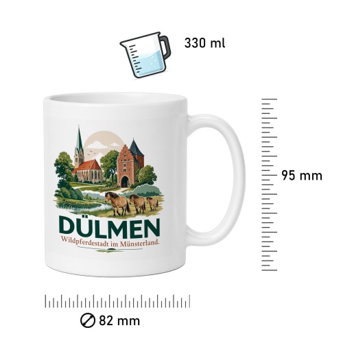 Tasse »Dülmen – Wildpferdestadt im Münsterland«