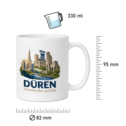 Tasse »Düren – Zwischen Rur und Eifel«