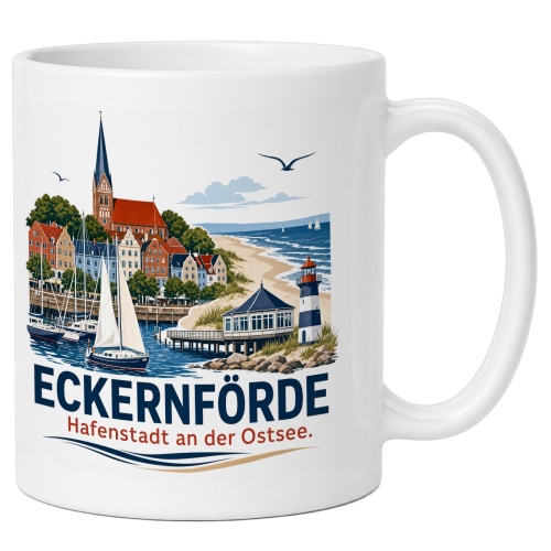 Tasse »Eckernförde – Hafenstadt an der...
