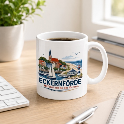 Tasse »Eckernförde – Hafenstadt an der Ostsee«