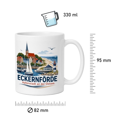 Tasse »Eckernförde – Hafenstadt an der Ostsee«