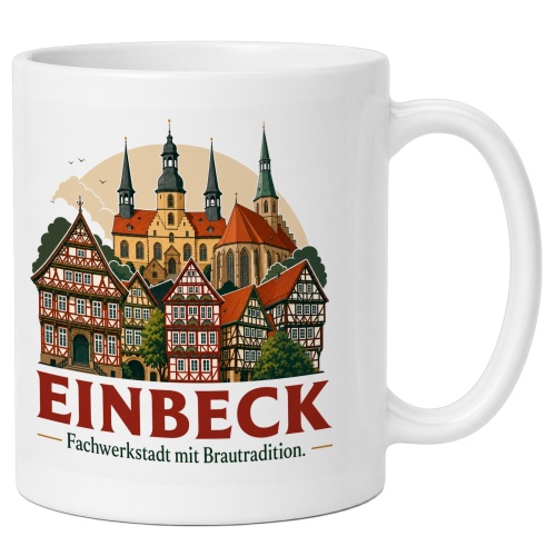 Tasse »Einbeck – Fachwerkstadt mit...