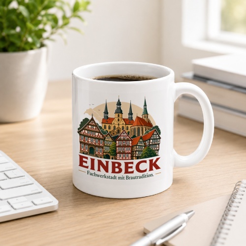 Tasse »Einbeck – Fachwerkstadt mit Brautradition«