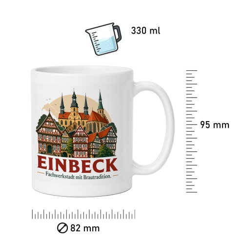Tasse »Einbeck – Fachwerkstadt mit Brautradition«