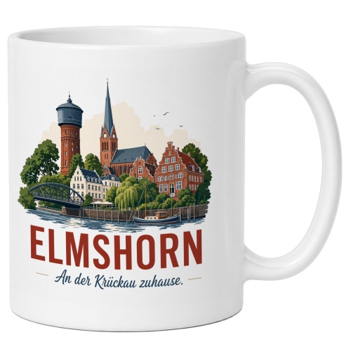 Tasse »Elmshorn – An der Krückau...