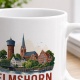 Tasse »Elmshorn – An der Krückau zuhause«