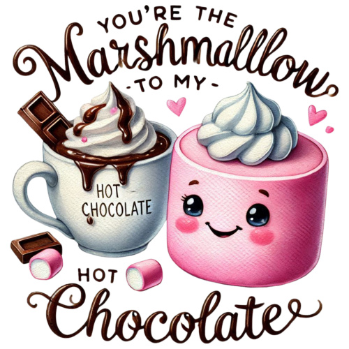Tasse »You’re the Marshmallow to my Hot...