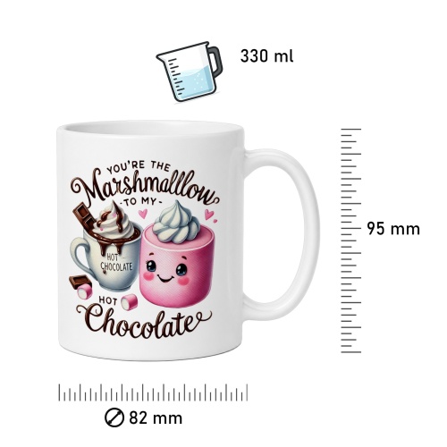 Tasse »You’re the Marshmallow to my Hot Chocolate«