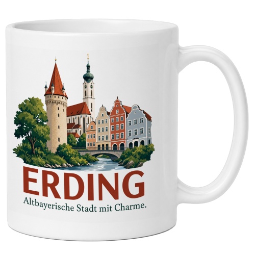 Tasse »Erding – Altbayerische Stadt mit...