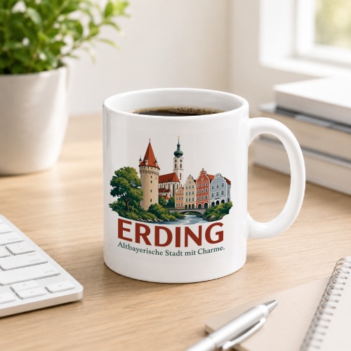 Tasse »Erding – Altbayerische Stadt mit...