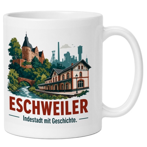 Tasse »Eschweiler – Indestadt mit...