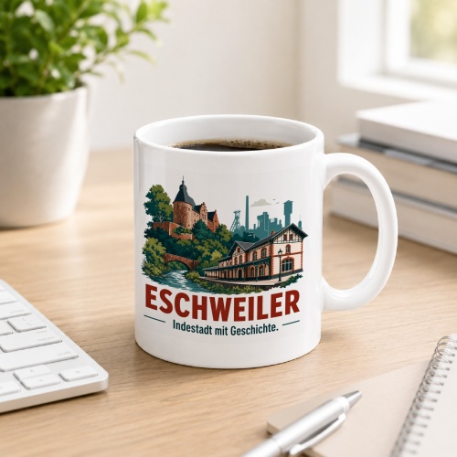 Tasse »Eschweiler – Indestadt mit...